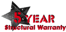 Five Year Structural Warranty